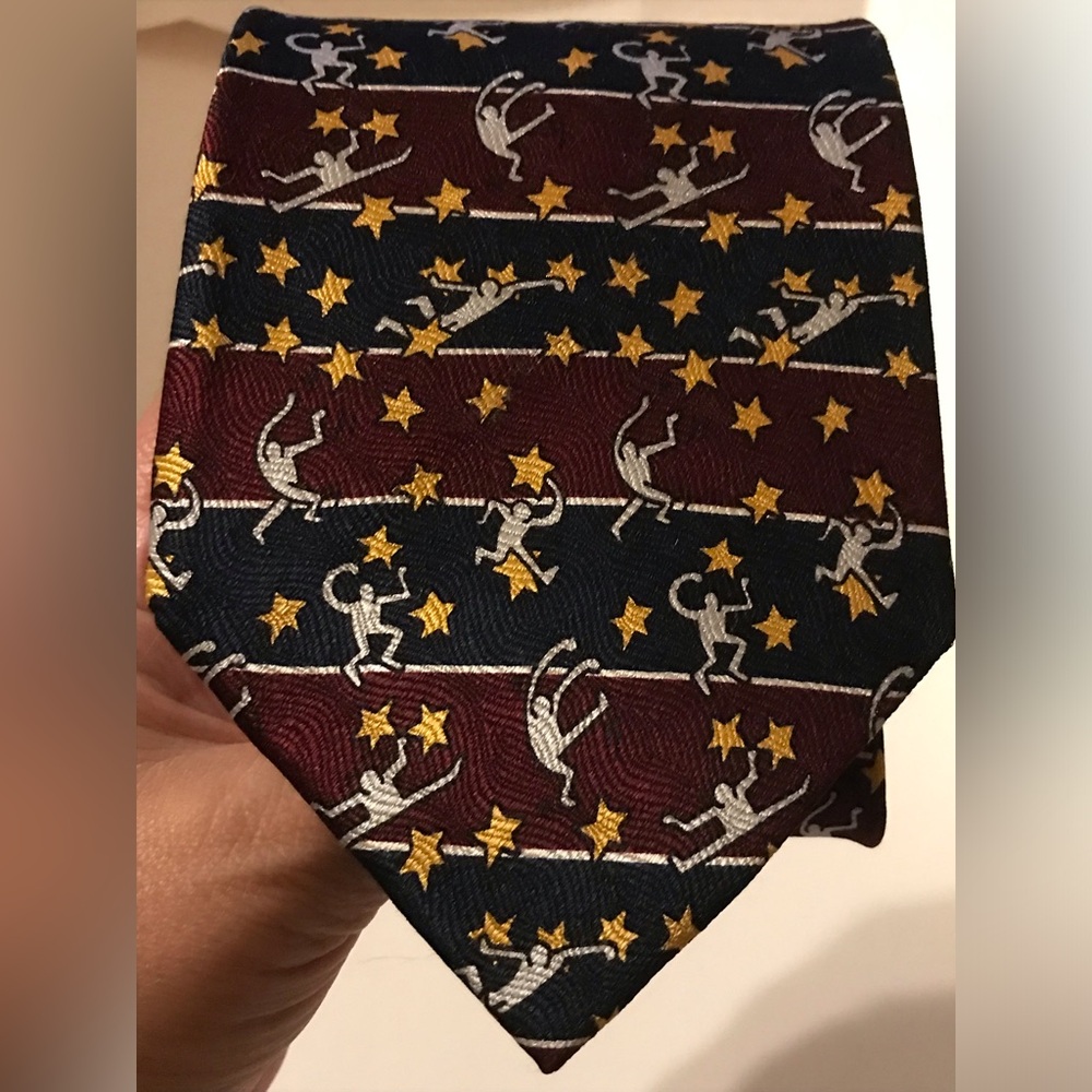 Keith Haring designer artist tie like new